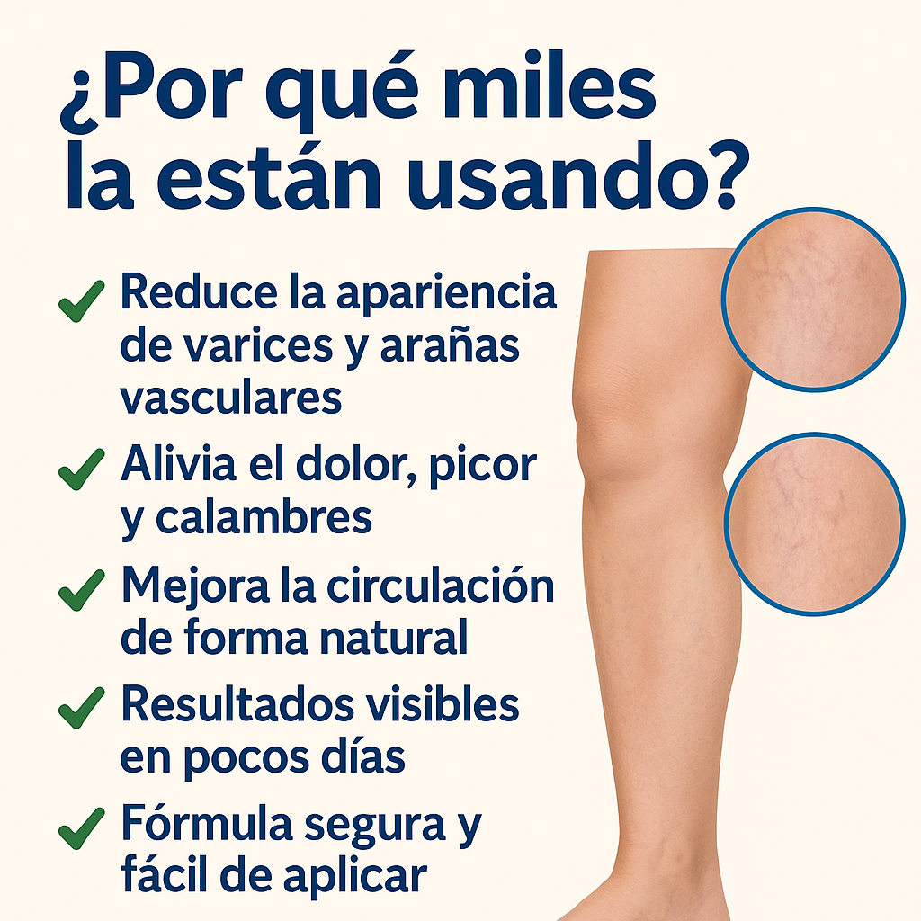 Crema Milagrosa para Varices