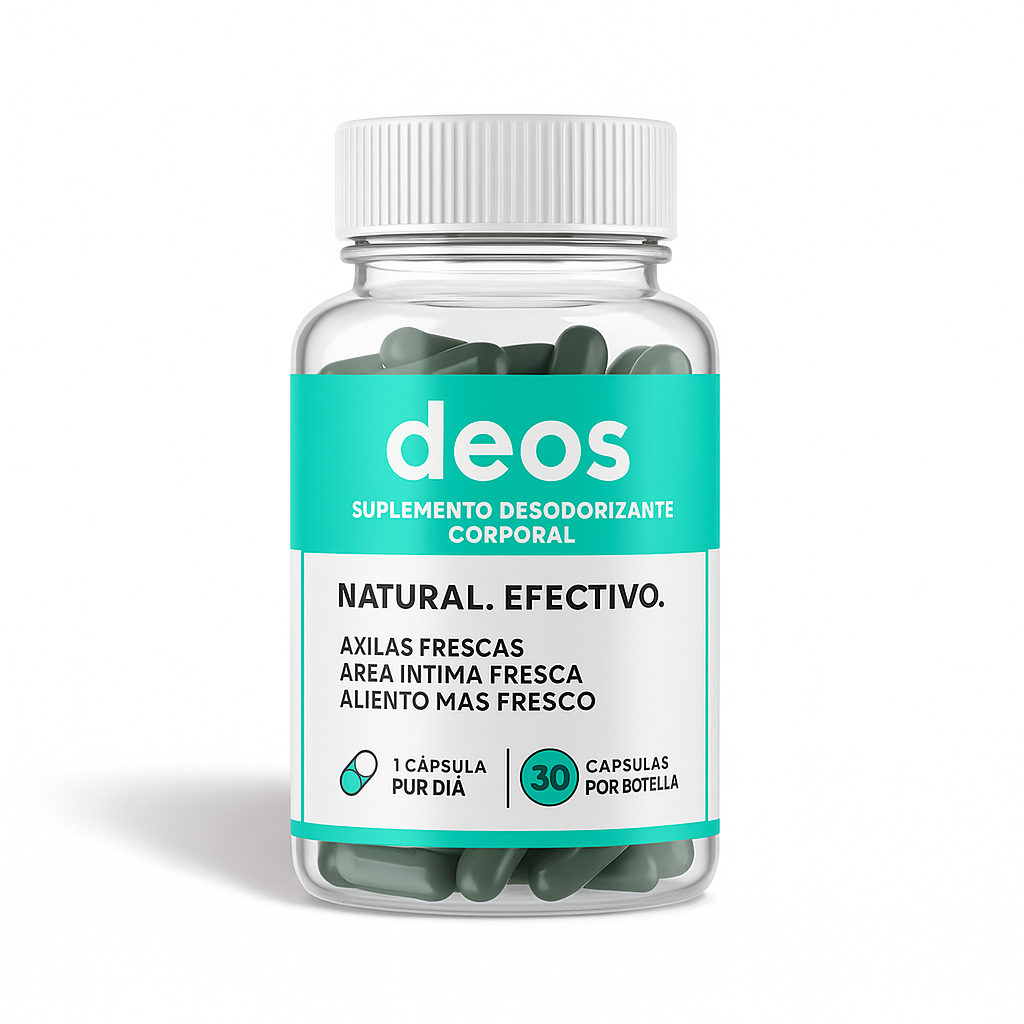 DEOS – Desodorante Natural en Cápsulas (60 CÁPSULAS)