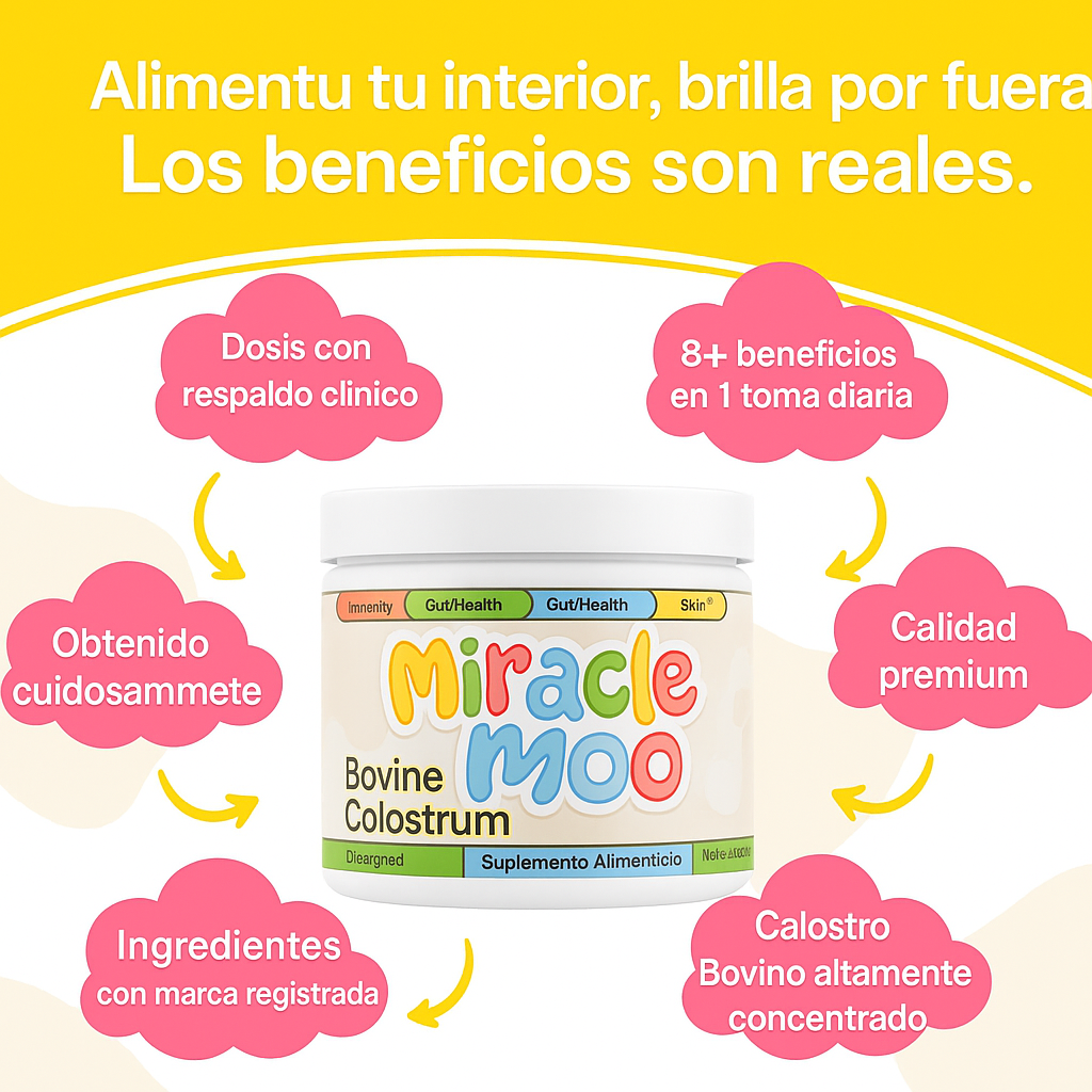 Miracle Moo™  - Colostro Natural Fácil de Mezclar