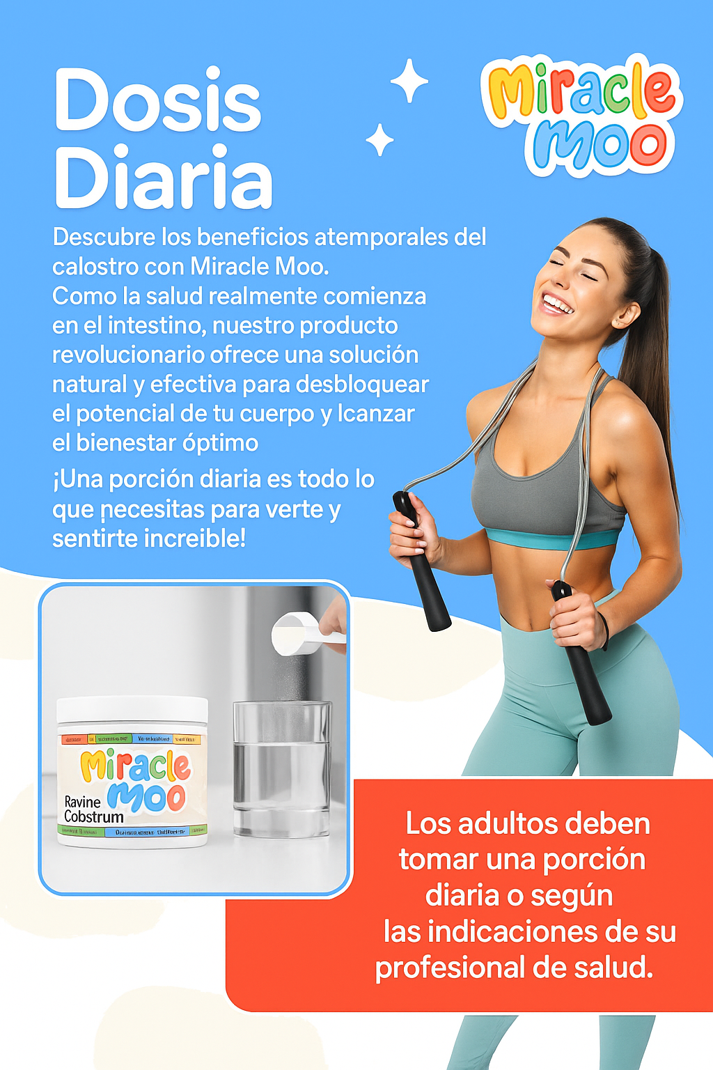 Miracle Moo™  - Colostro Natural Fácil de Mezclar