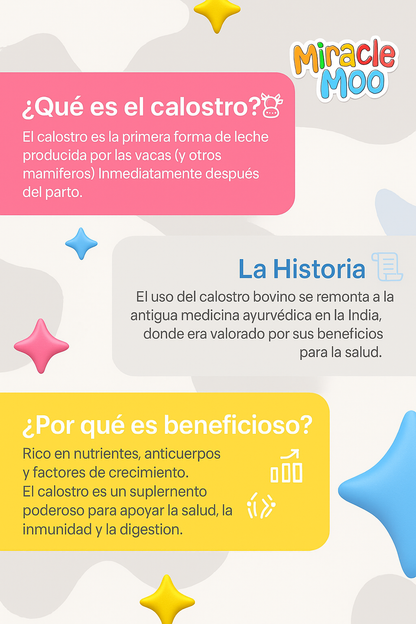 Miracle Moo™  - Colostro Natural Fácil de Mezclar