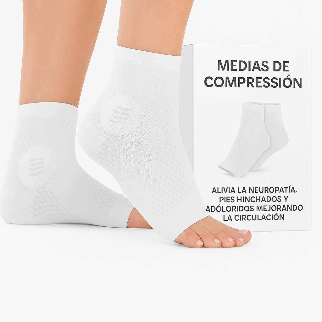 Calcetines de Compresión - Alivia el pie adolorido por hinchazón en instantes