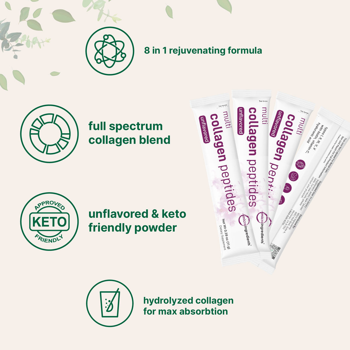 Polvo de Colágeno Multi Péptidos