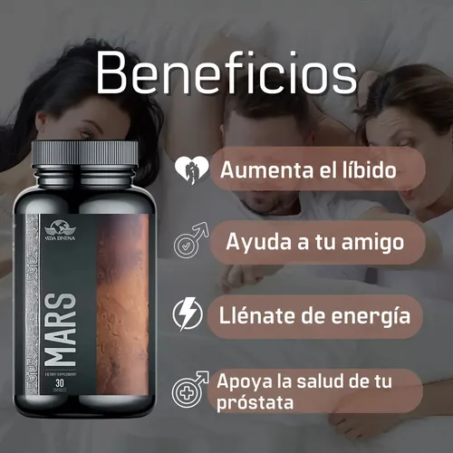MARS - Potencia Masculina y Energía que brinda Testosterona de manera natural🔥💪